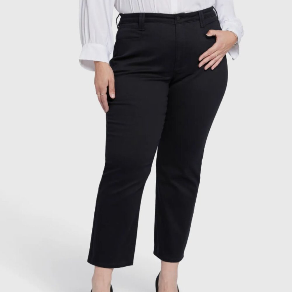 NYDJ Ankle Relaxed Straight Leg Jeans Plus